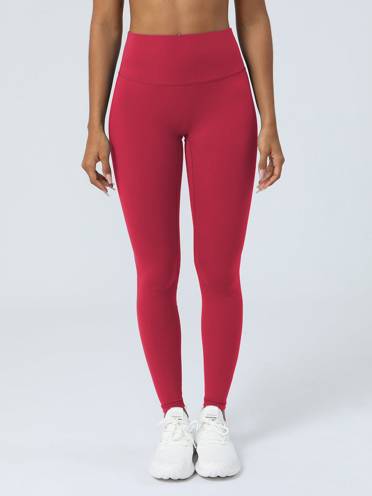 Women's High Waist Peach Buttock Lifting Pilates Yoga Fitness Elastic Sports Leggings Colanti