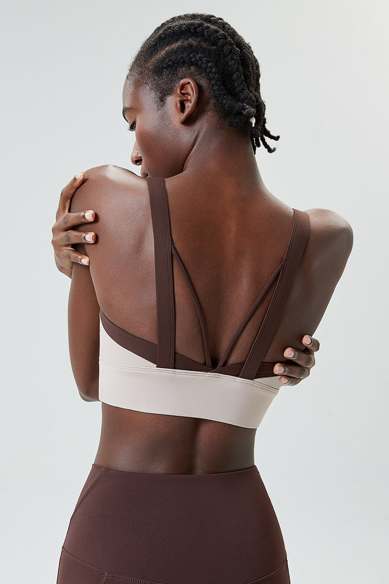 Full coverage with wide straps Sports bra