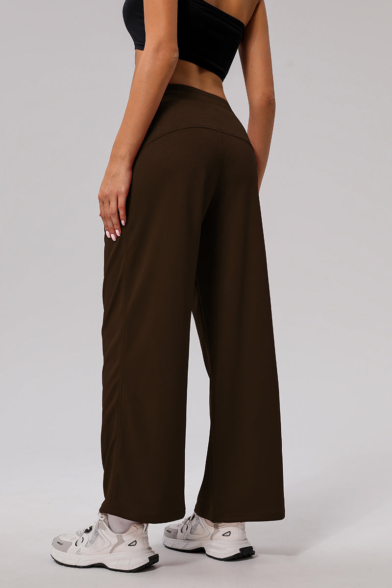 Women Casual Sports Wide-Leg Pants