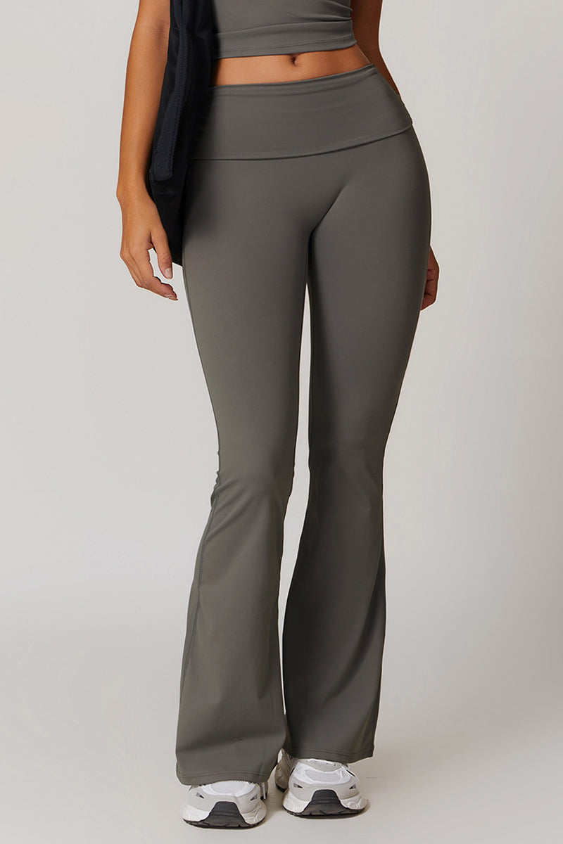 Women Fold Over Flare Pants