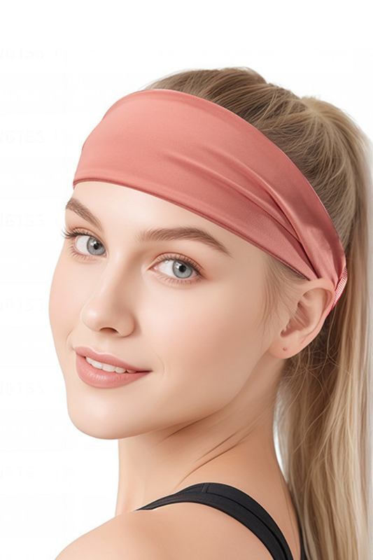 Multifunctional wide-rimmed sports headband.