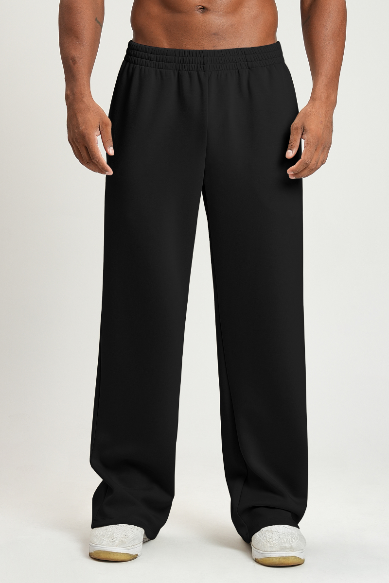 Men's Solid Jogger Loose Fit Casual Athletic Pants
