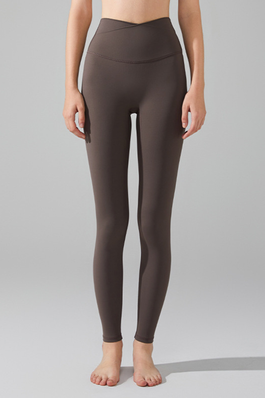 Women's Athletic V-Waist No Front Seam Yoga Leggings