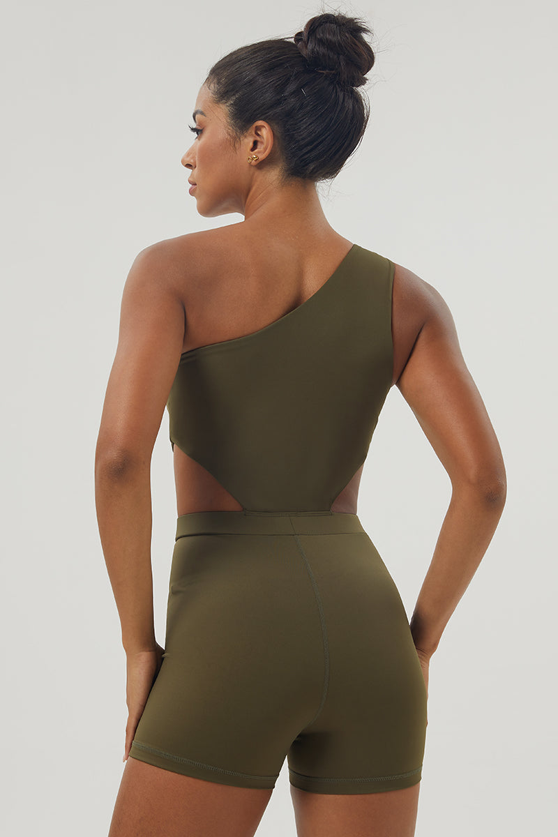 Women One-Shoulder Jumpsuit
