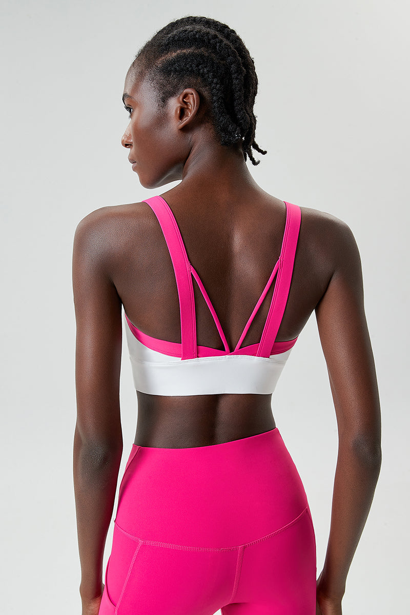 Full coverage with wide straps Sports bra
