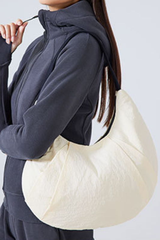 Women's Lightweight Waterproof Crescent Hobo Shoulder Bag