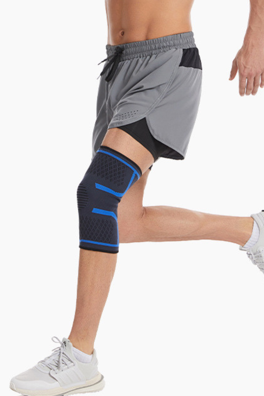 Silicone Breathable Anti Slip Elastic Sports Knee Brace
