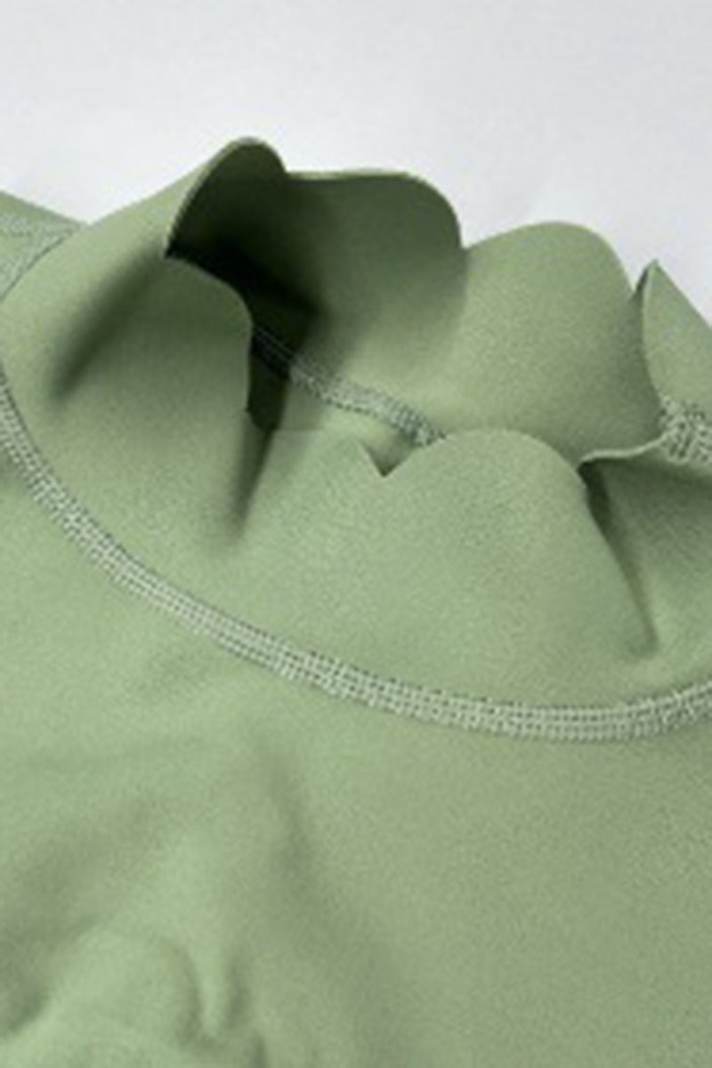 Women's Fitted Waist Scalloped Hem A-Line Tennis Mini Dress