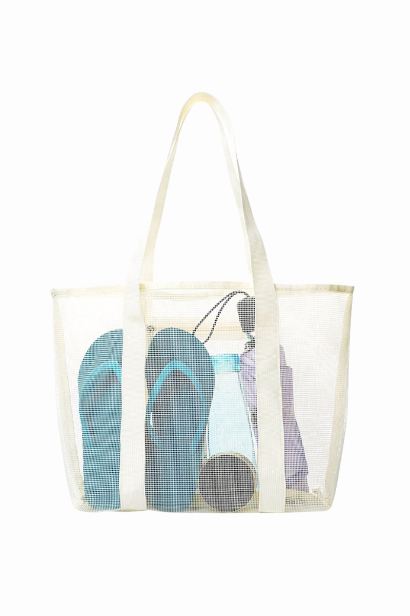 Women's Mesh Large-Capacity Minimalist Sheer Sports Bag
