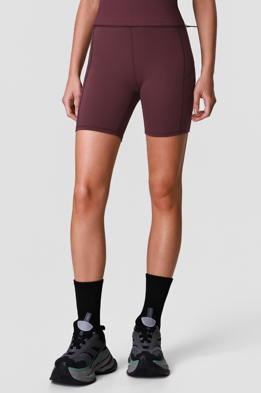 Women's Multi-Pocket High-Stretch Sports Biker Shorts