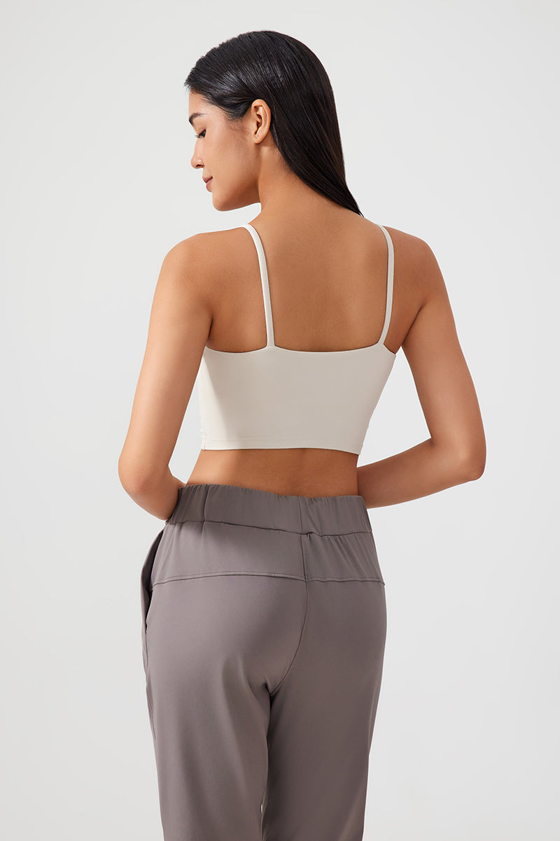 Women Gathering Anti-Shock One Cup Back Fitness Yoga Exercise Camisole Top