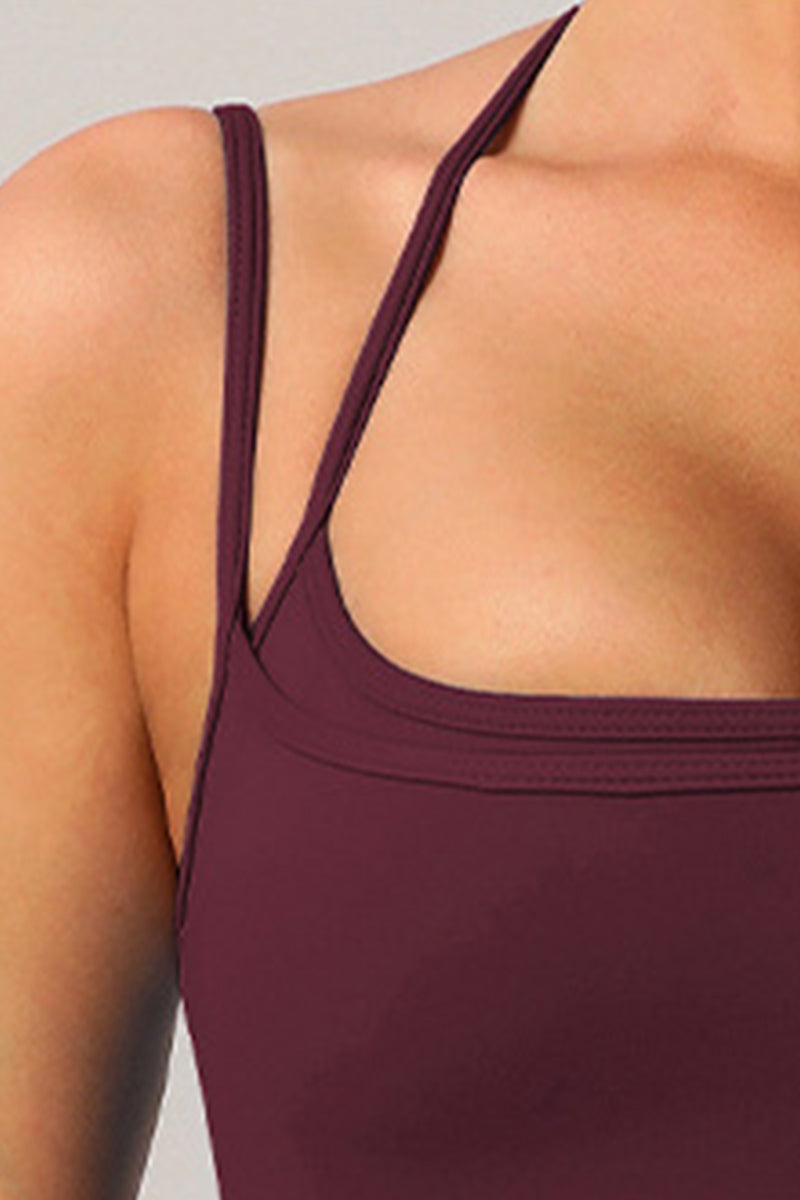2 Pcs Set Thin Strap Halter Neck Fitness Running Sports Bra + Quick-Dry Tight Yoga Leggings