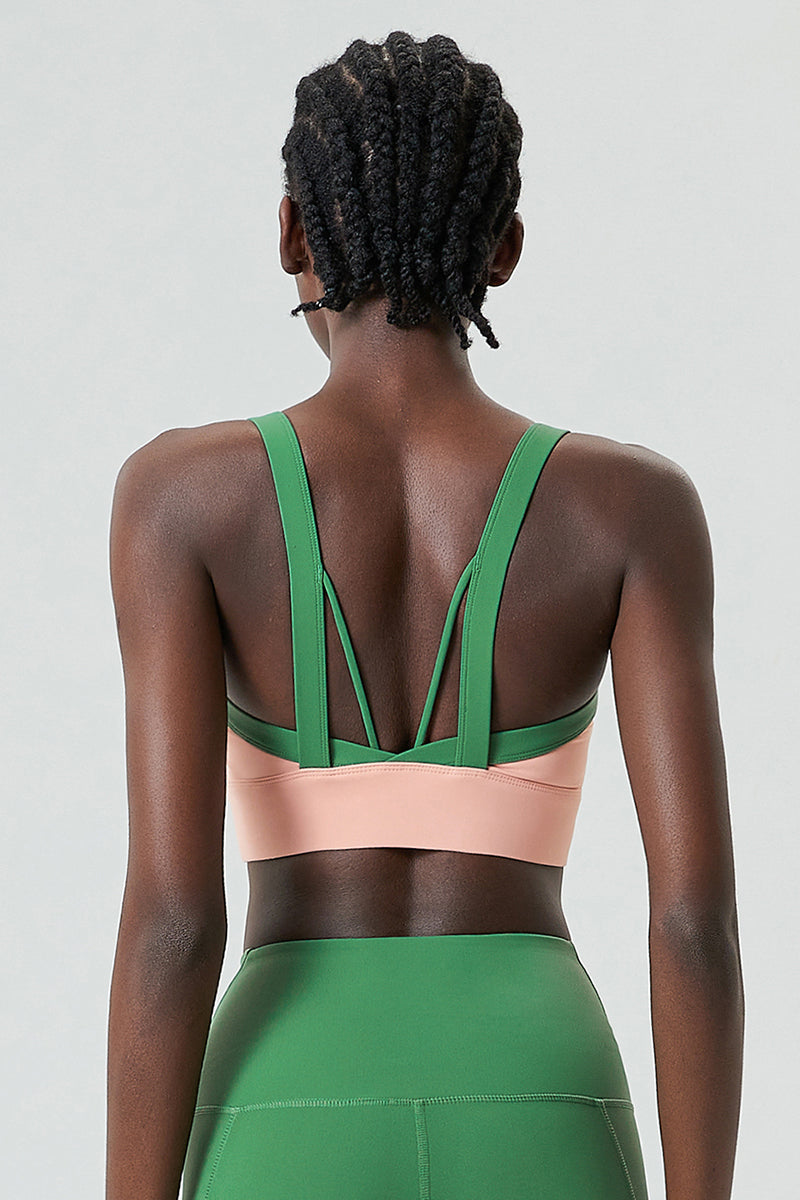 Full coverage with wide straps Sports bra