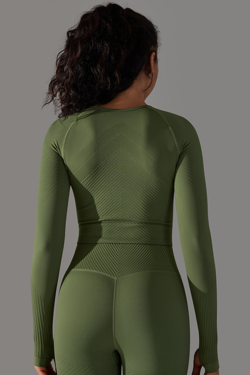 Seamless Women'S Athletic Long Sleeve