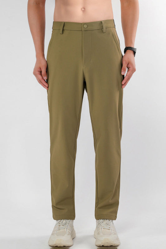 Men High-Stretch Quick-Dry Outdoor Hiking Running Pants