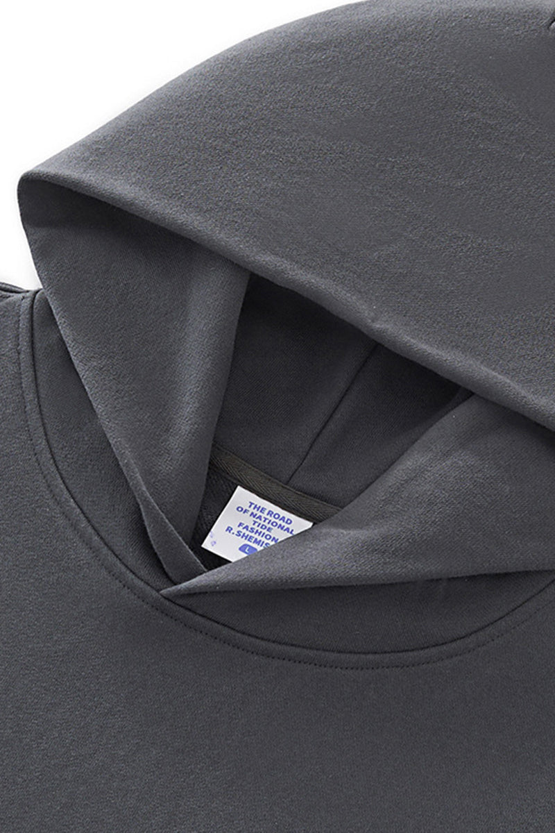 Unisex Boxy Loose Fleece Hoodie And Sweatpants