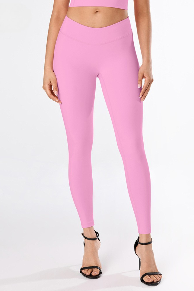 Women's Athletic V-Waist Naked-Feel Slim Fit Yoga Leggings