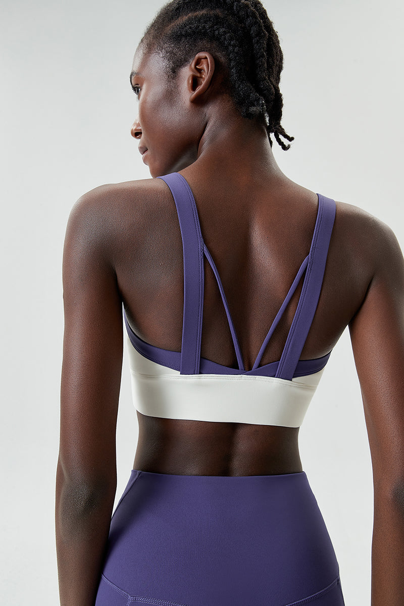 Full coverage with wide straps Sports bra
