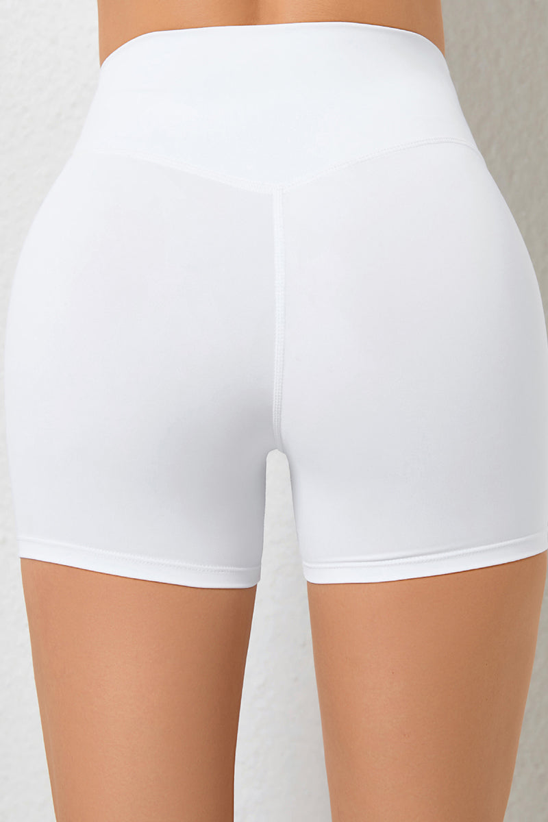 Women High Waisted Seamless Butt Lifting Quick-Dry Yoga Fitness Shorts