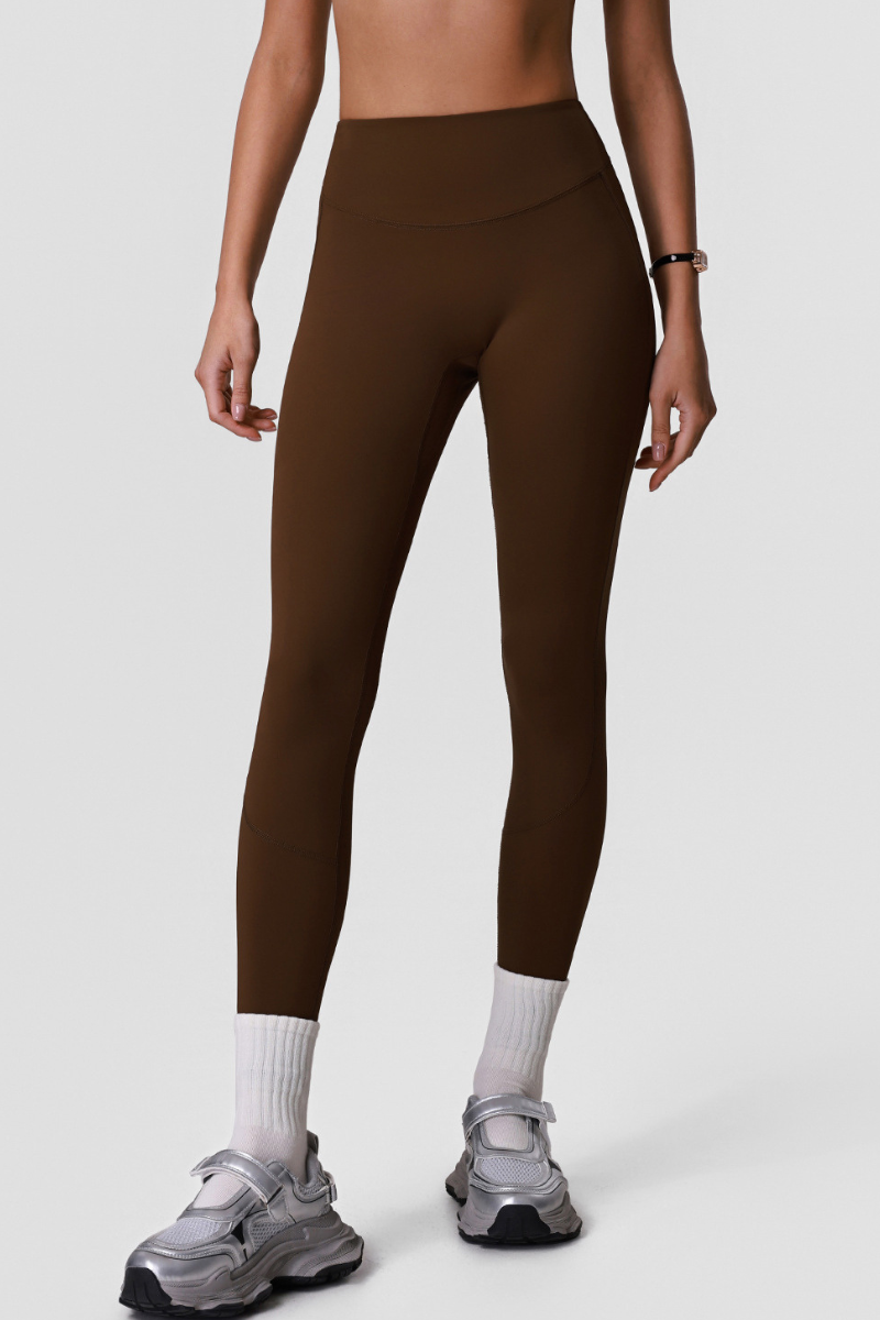 Women's Athletic High-Waisted Pleated Slim Fit Yoga Leggings