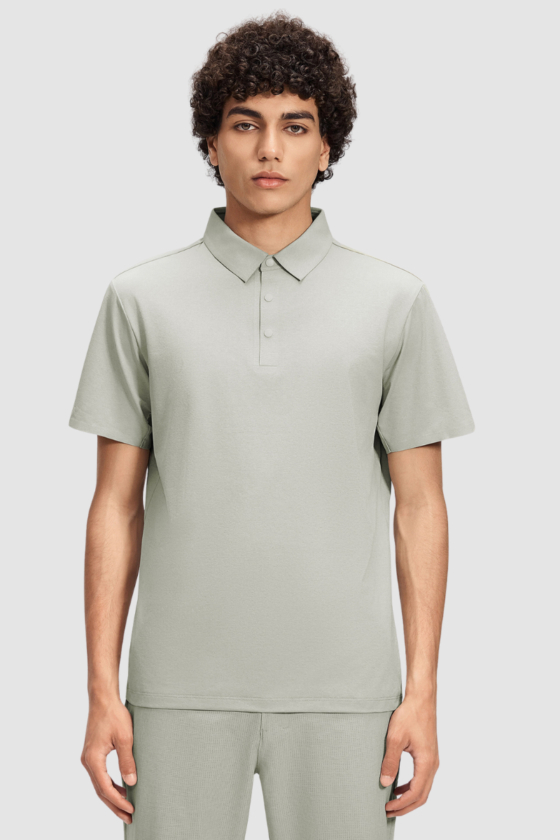 Men's Summer Breathable Polo Short-Sleeved T-shirt