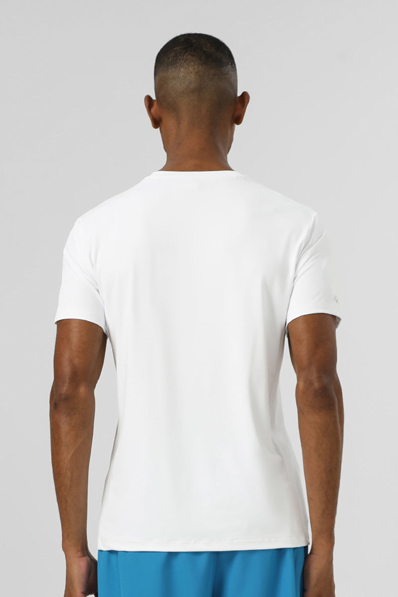 Men High Elasticity Quick-Dry 2025 Spring Summer Outdoor Casual Sports Custom Round Neck T-Shirt