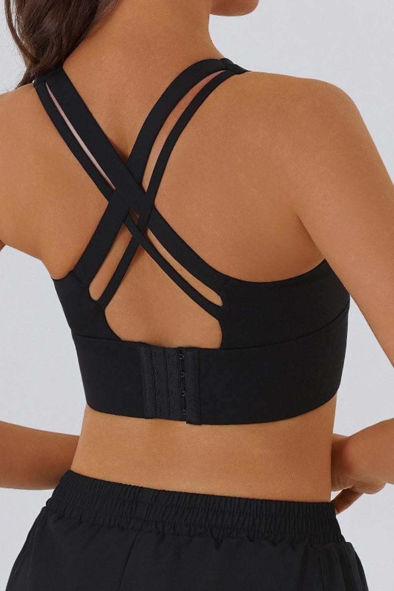 High-Impact Racerback Running Sports Bra