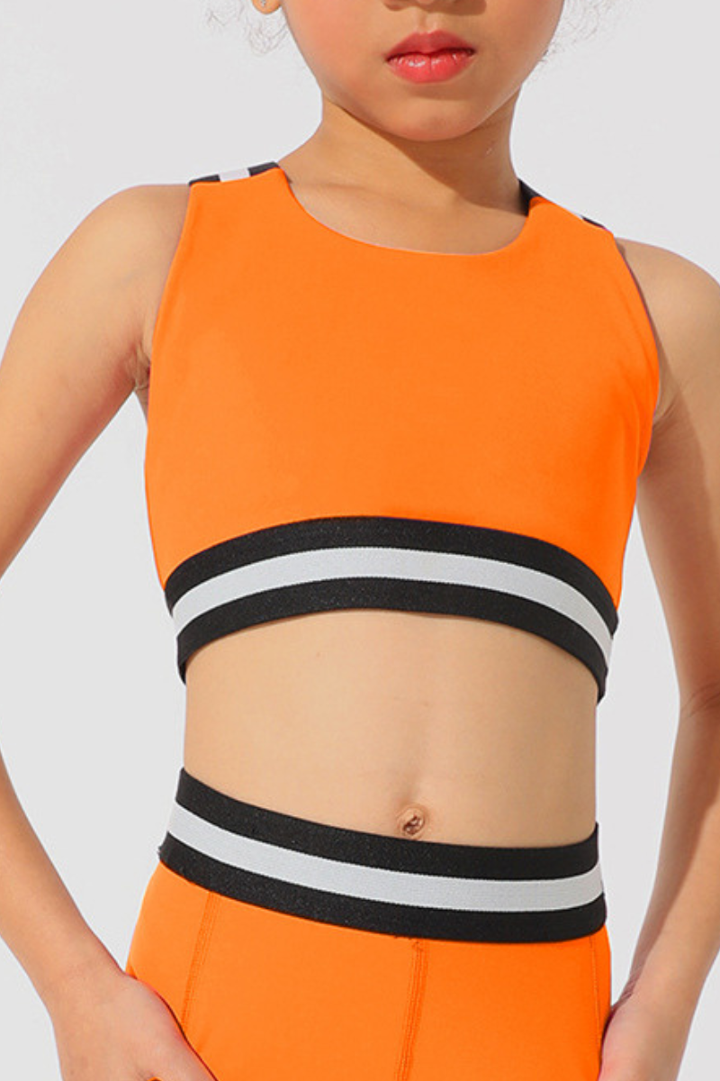 Kids Criss Cross Back sport Tank Top.