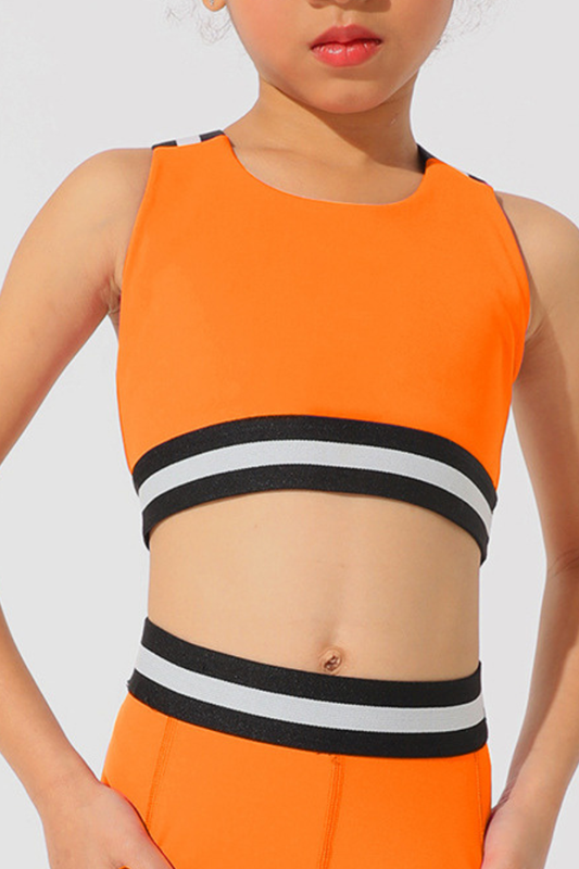 Kids Criss Cross Back sport Tank Top.