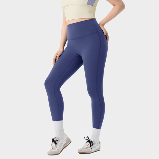 Plus Size Women's Naked Feel High-Waisted Sports Leggings
