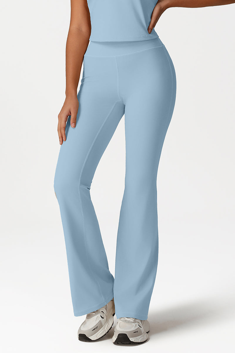 Women High-Waisted Bootcut Butt-Lifting Naked-Feel Yoga Pants
