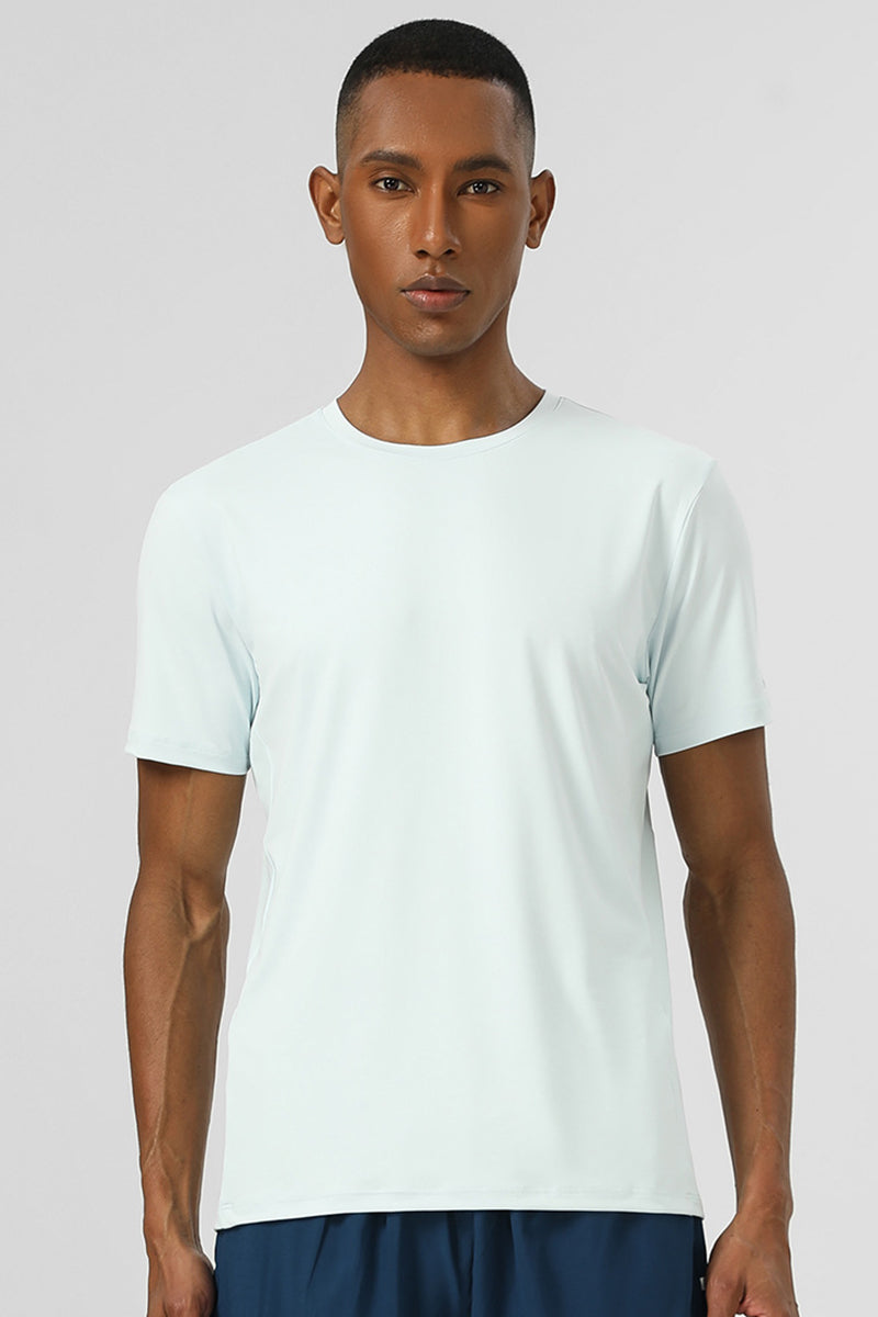 Men High Elasticity Quick-Dry 2025 Spring Summer Outdoor Casual Sports Custom Round Neck T-Shirt