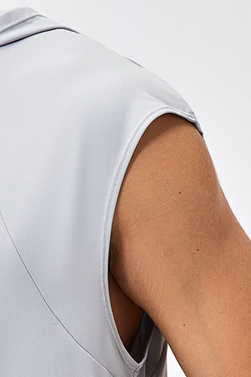 Men's Summer Quick-Dry Cool Sleeveless Hooded Tank Top
