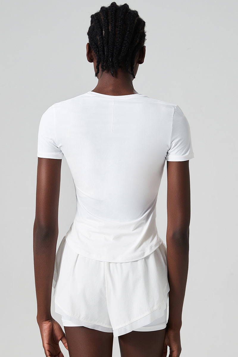 Women's Loose Breathable Athletic Shorts T-Shirt Set