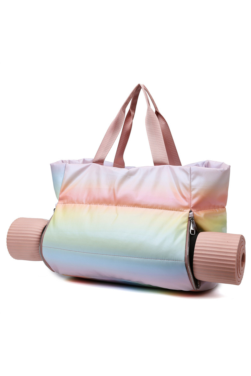 Gradient Rainbow Dry & Wet Separation Gym Travel Bag