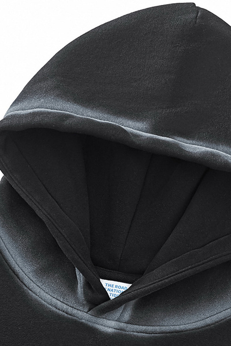 Unisex Vintage Fleece Washed Hoodie And Pants