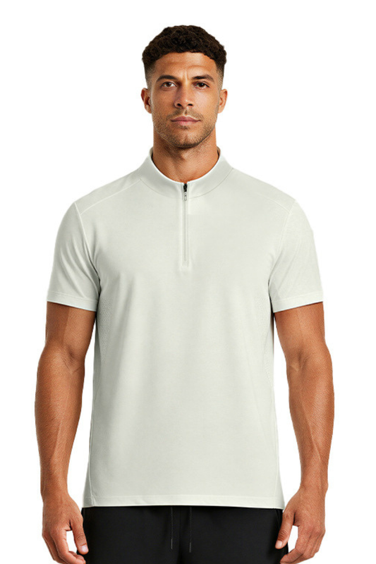 Men's Quick-Dry Stand Collar Half-Zip Quick Dry T-shirt