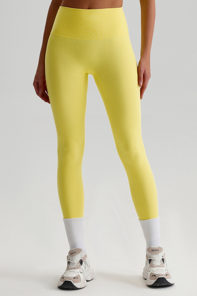 Women High Waisted Butt Lifting Seamless Naked Sensation Yoga Leggings
