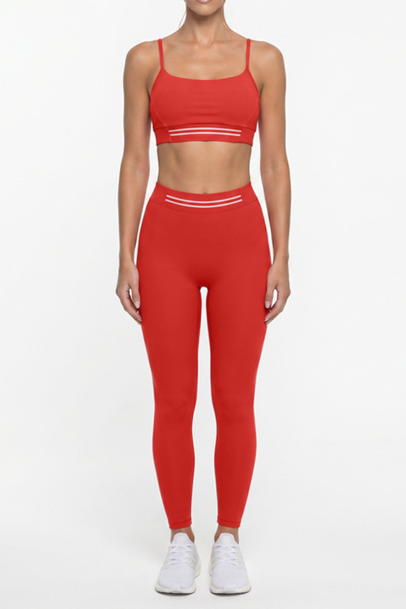 Women's Adjustable Bra And Butt Lifting Leggings Yoga Set