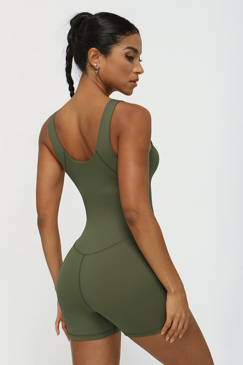 Women Backless Yoga Sport Jumpsuit