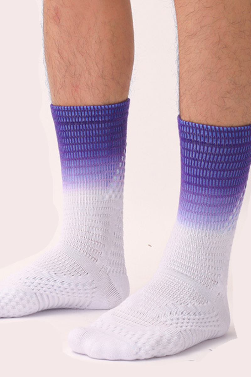 Gradient High-Elasticity Cuff Sports Basketball Socks