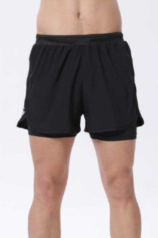 Men's 2-in-1 Anti-Chafe Reflective Quick Dry Running Shorts