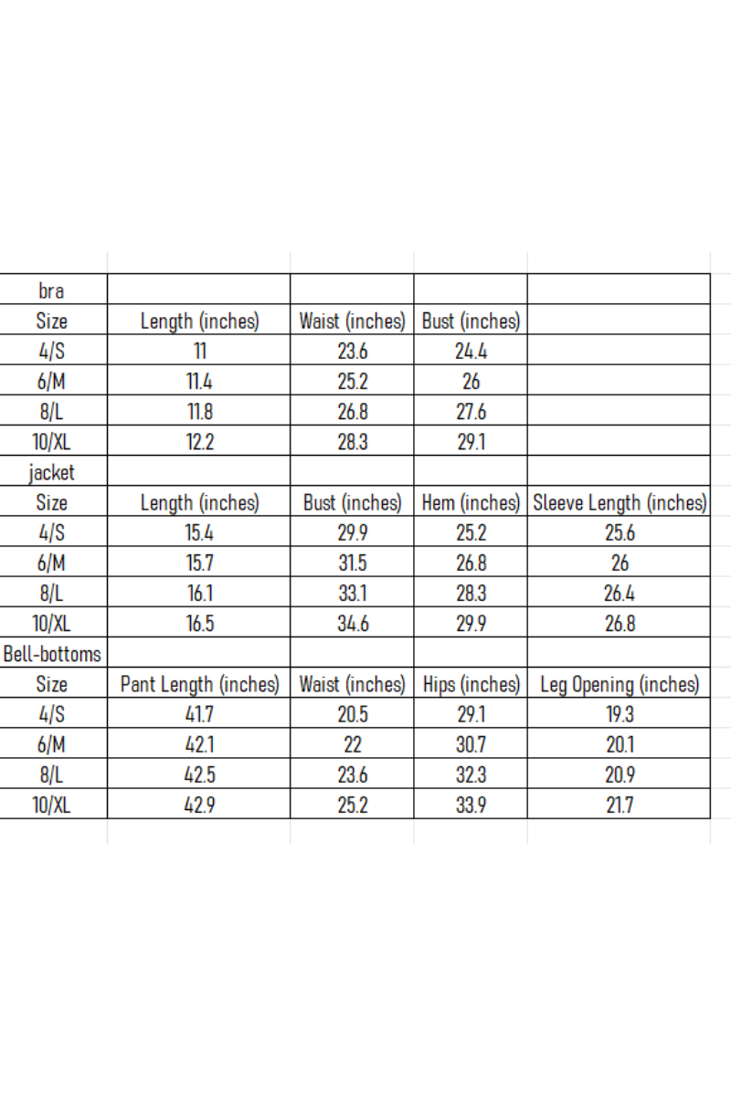 Women Sculpt Jacket Thin-Strap Bra Flared Pants 3-Piece