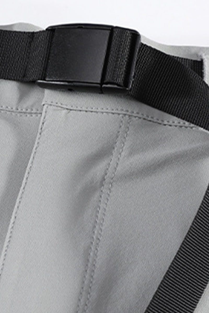 Men's Functional Color-Matched Outdoor Sports Pants