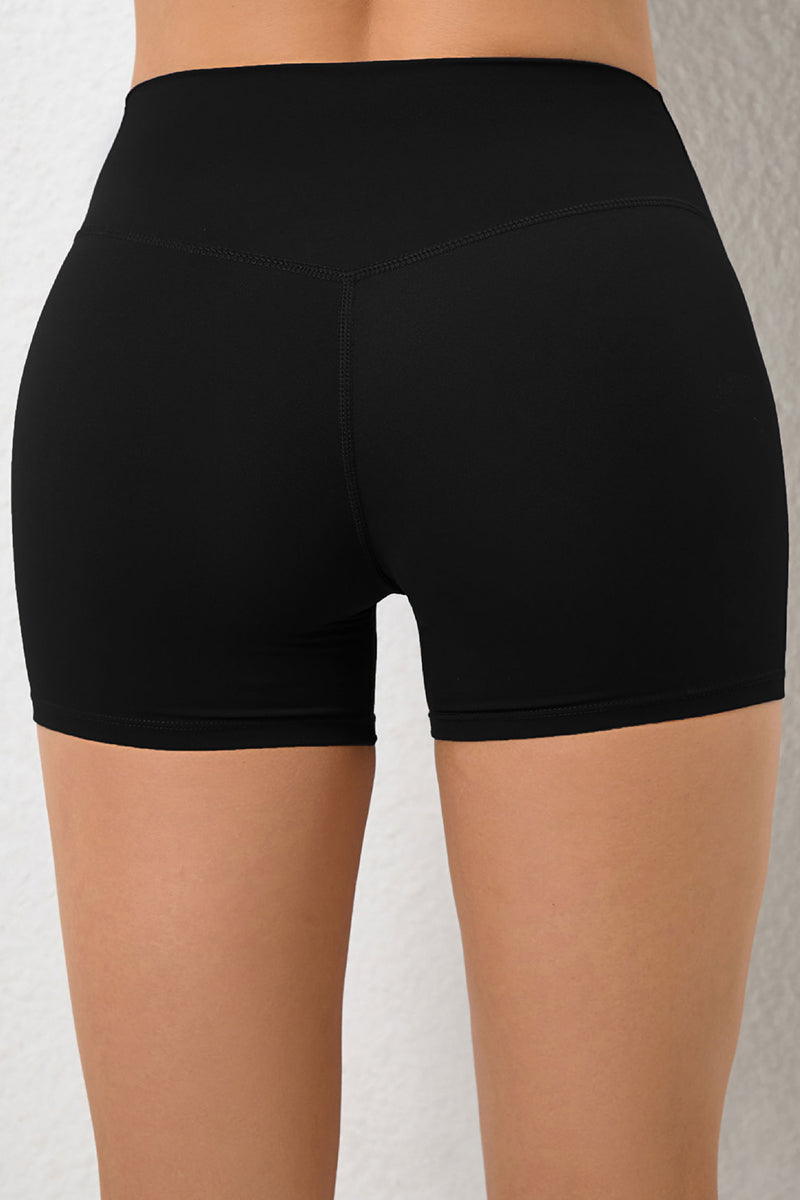 Women High Waisted Seamless Butt Lifting Quick-Dry Yoga Fitness Shorts