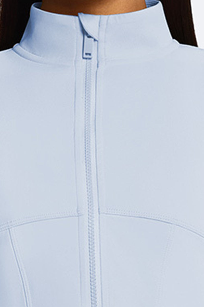 Women Contoured Zip Fitness Top