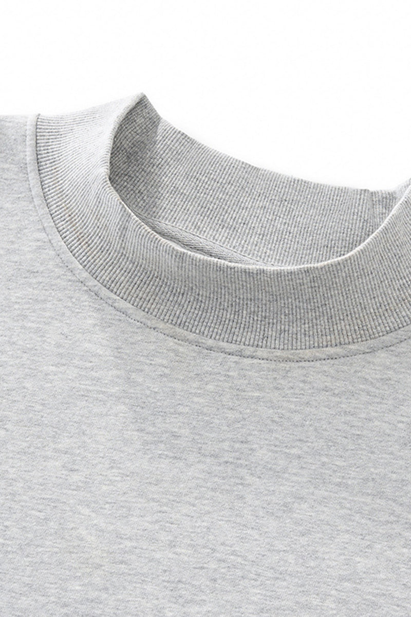 Unisex Cozy Fleece Mock Neck Sweatshirt
