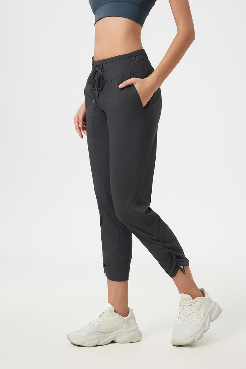 Women Straight Light Breathable Ice Feeling Slim Running Fitness Casual Sweatpants