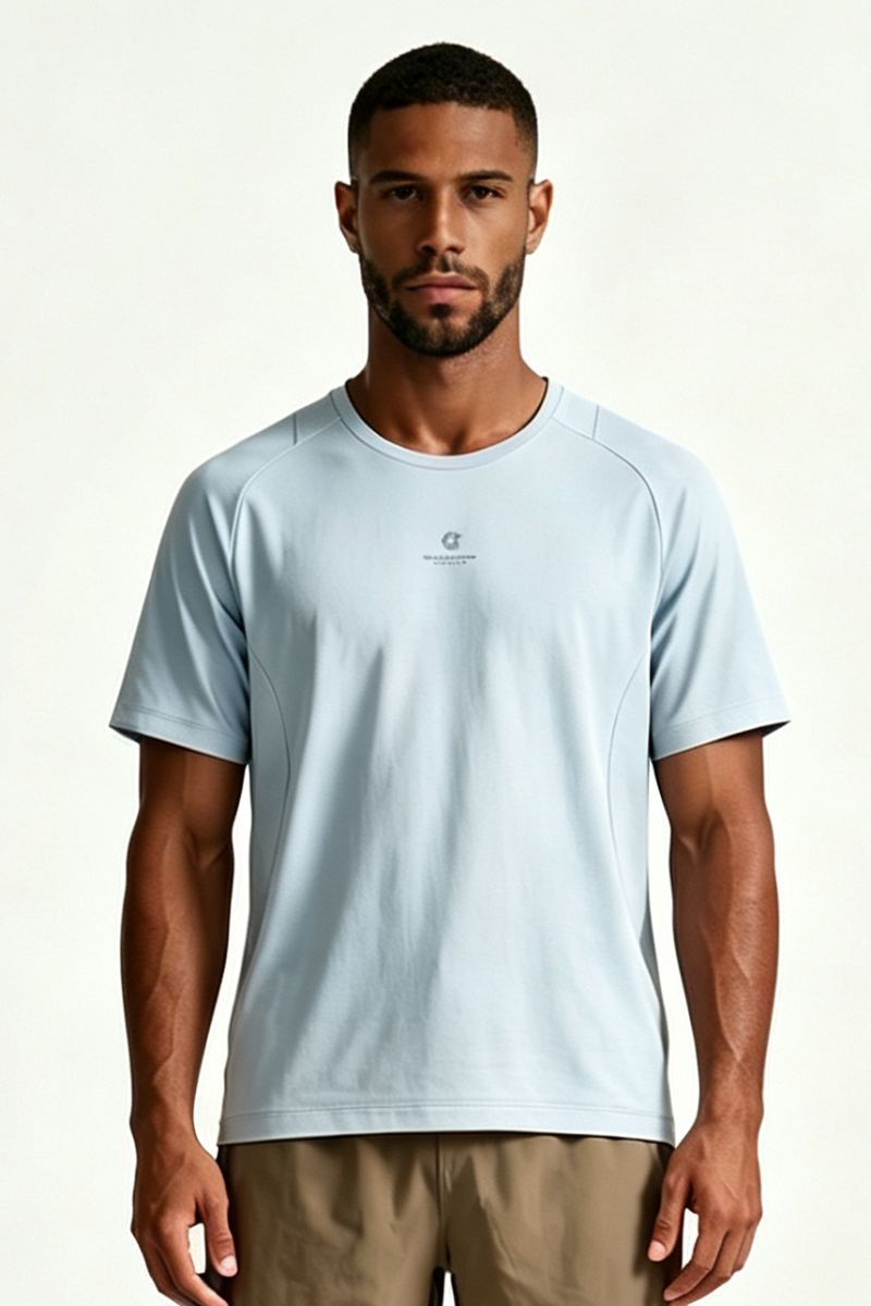 Men's Summer Quick Dry Moisture-Wicking Athletic T-shirt