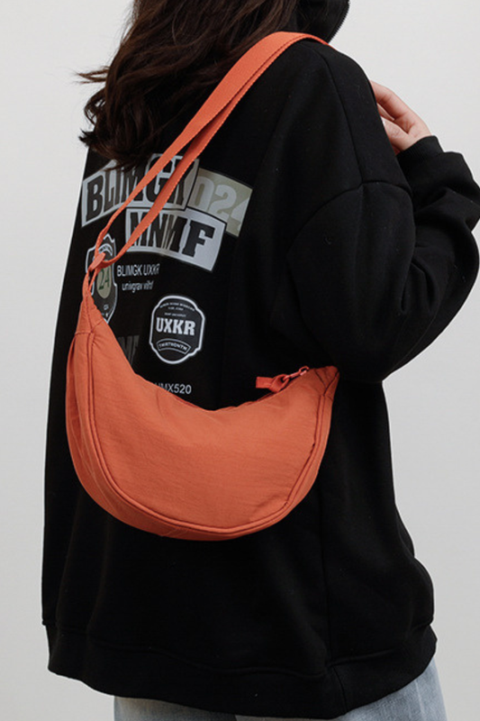 Women's Nylon Lightweight Crossbody Dumpling Bag